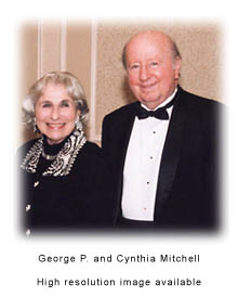 Photo of George P. and Cynthia Mitchell