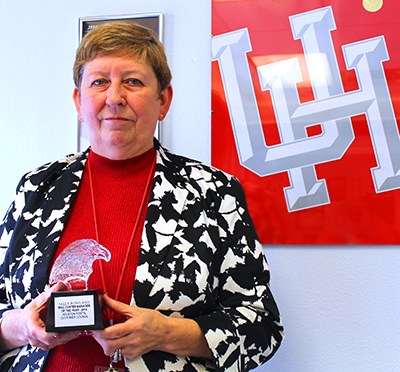 Houston Postal Customer Council Honors UH's Rowland-Ketley
