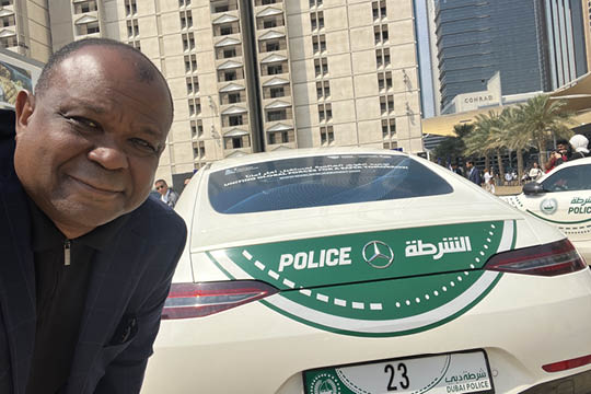 UHPD Chief Ceaser Moore Attends the World Police Summit in Dubai