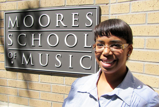 Candace Hudson, Moores School of Music