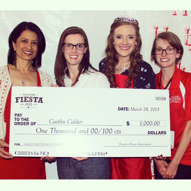 Congratulations to Caitlin Calder!