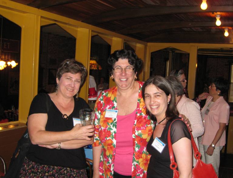 Dr. McHenry, Dr. Maher, and Dr. Aghara at the HACD Banquet