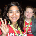 UH COMD graduate students Alison Merino, Shannon Harrison, and Yasmeen Esaklul