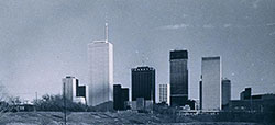 Houston skyline, 1976