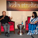 Dr. Abraham Verghese and Dr. Chitra Divakaruni (author and professor in the English department at UH)