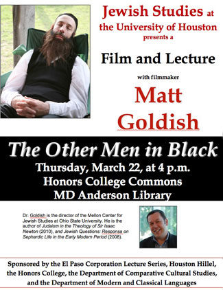 A public lecture by Matt Goldish