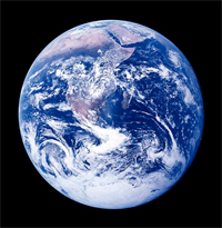Space view of Earth