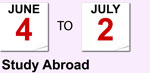 June 4- Study Abroad
