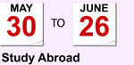May 30 - Study Abroad