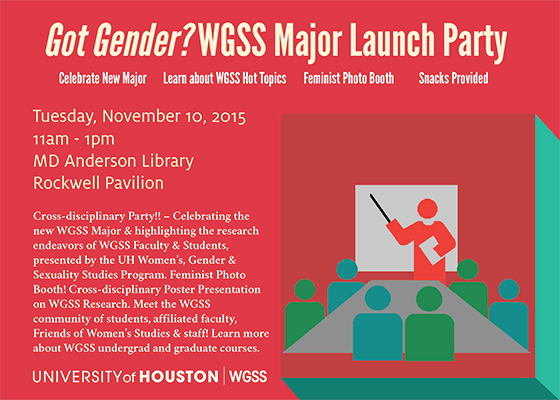 Got Gender? WGSS Major Launch Party