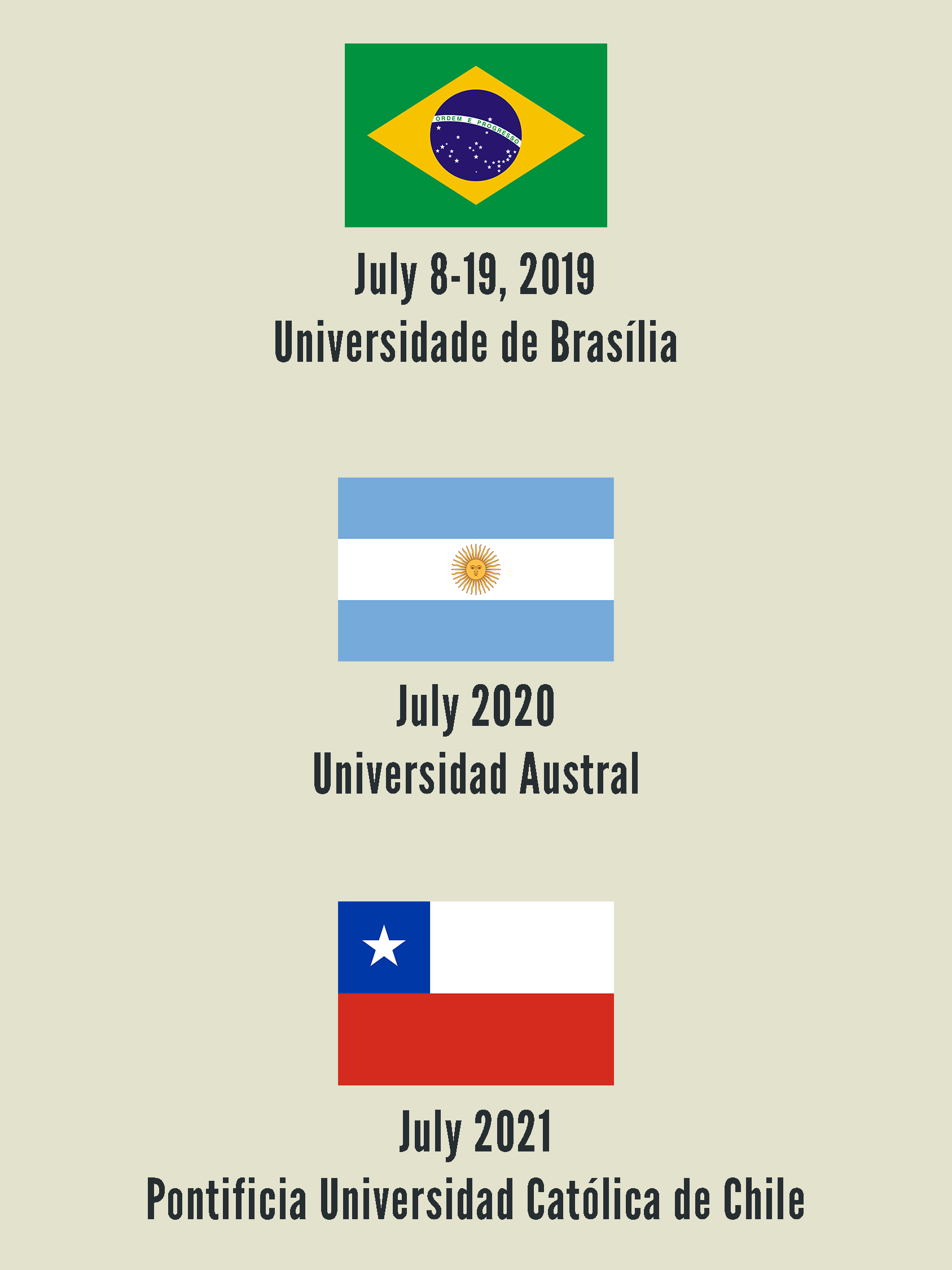Dates of LATAM Events