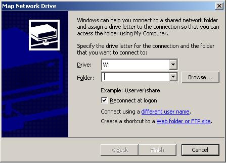 Map Network Drive