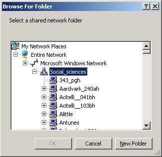 Map Network Drive
