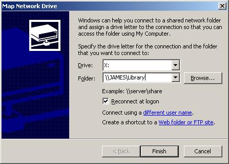 Map Network Drive