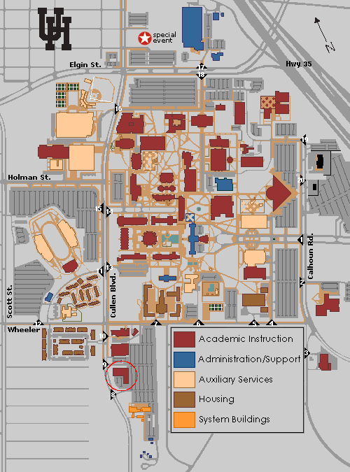 University Of Houston Map Cyndiimenna
