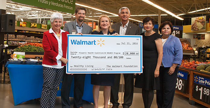 BOUNCE Receives $28,000 Check from Walmart Foundation