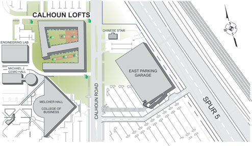 Calhoun Lofts Site Plan