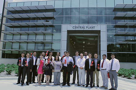 Chinese Delegation Tours Central Plant