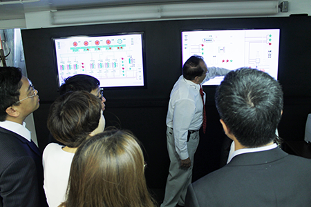 Chinese Delegation Tours Central Plant