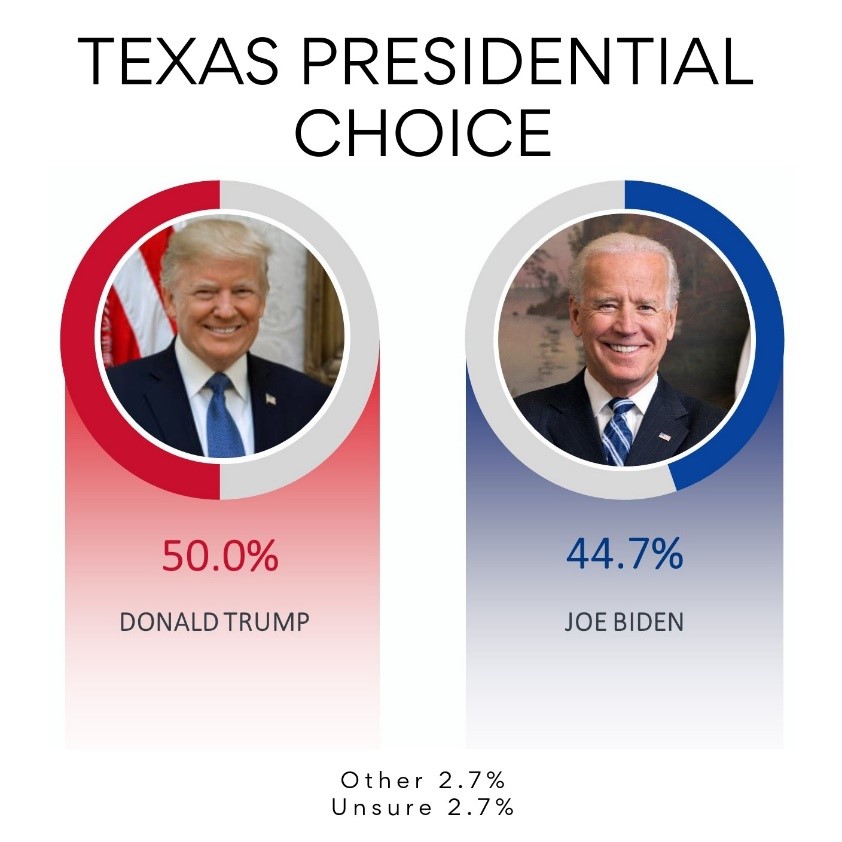 texas presidential choice graphic