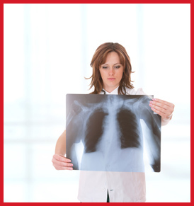 Chest X-Ray Aligned With Examiner