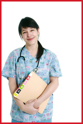 Nurse With Chart