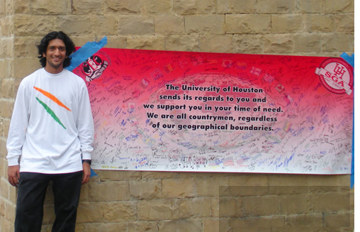 UH student Nikhil Gokhale