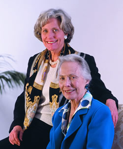 Wilhelmina Daisy Cullen Robertson Smith, bottom, and her daughter, Wilhelmina E.