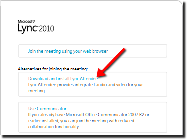 Attendee Install