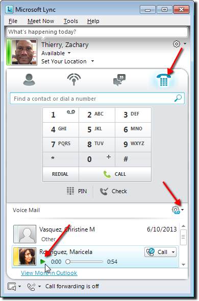 voice mail win