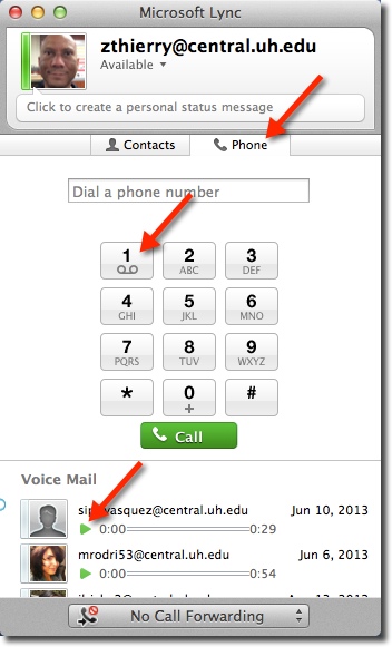 voice mail mac
