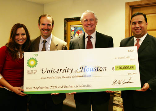 BP Donates Money for Scholarship Fund
