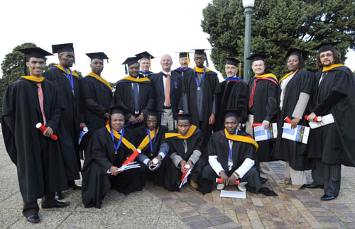 UH Masters in Petroleum Geophysics Graduates in Cape Town, South Africa