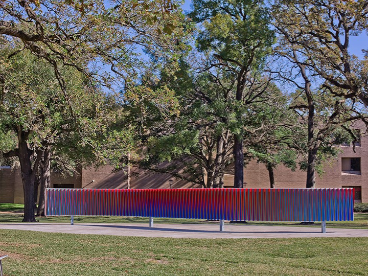 "Double Physichromie" by Carlos Cruz-Diez