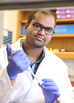 photo of Suryavanshi in lab
