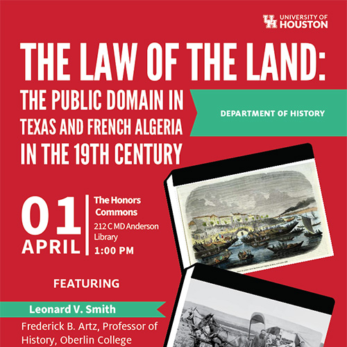 The Law of the Land: The Public Domain in Texas and French Algeria in the 19th Century