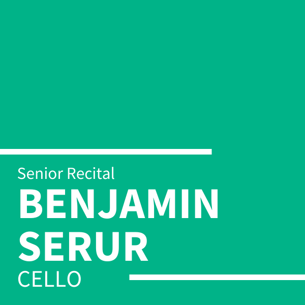 Benjamin Serur Student Recital