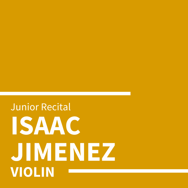 Isaac Jimenez Student Recital