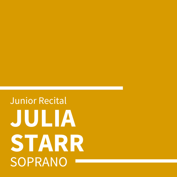 Julia Starr Student Recital