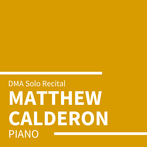 Matthew Calderon Student Recital