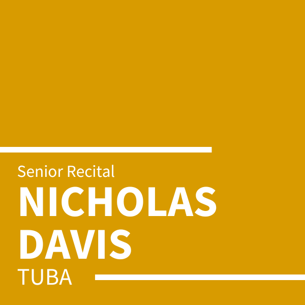 Nicholas Davis Student Recital