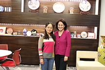Dr. Yali Zou and Visiting Scholar