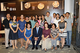 Jinan City Academy of Governance delegation, August 2015