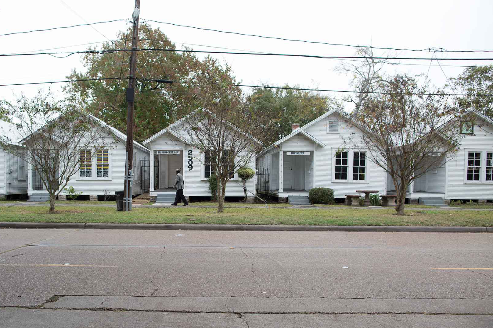 Row of houses in the historic Third Ward