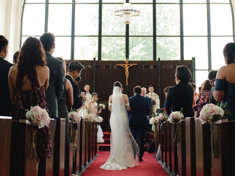 Wedding in chapel