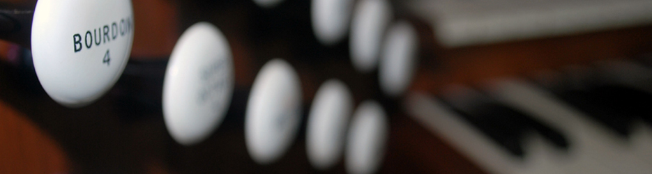 Organ Knobs.