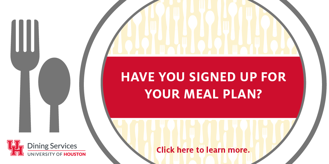 Have you signed up for your meal plan if not click the banner for more information.