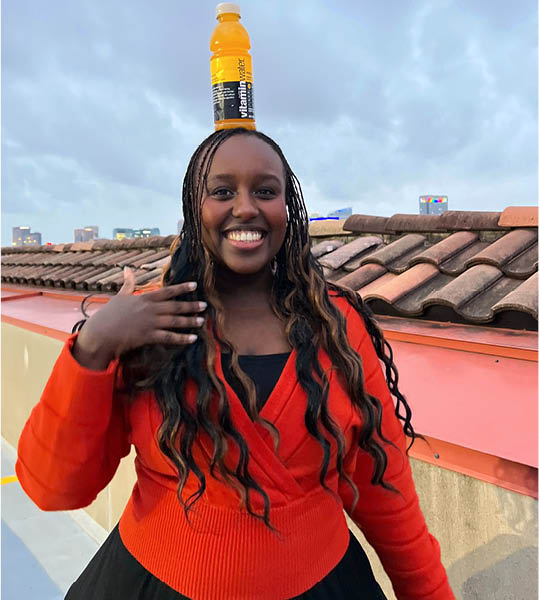 We are pleased to welcome Melissa Rurangirwa as the first vitaminwater campus ambassador at UH! Melissa is a senior double majoring in Digital Media and Nutrition Science and minoring in Technology Leadership and Innovation Management. Her hobbies include cooking, singing, and dancing.   You can follow Melissa on Instagram (@meli_leslie), LinkedIn (Melissa Rurangirwa), and YouTube (@MeliLeslie).