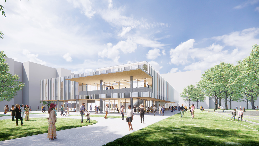 the hub exterior 