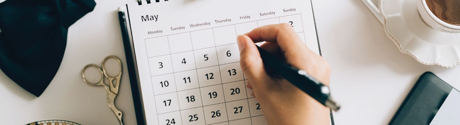Mark your calendar